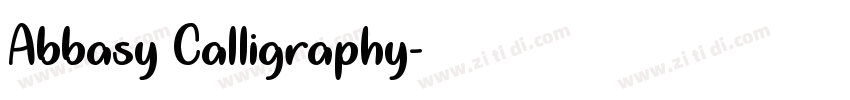 Abbasy Calligraphy字体转换